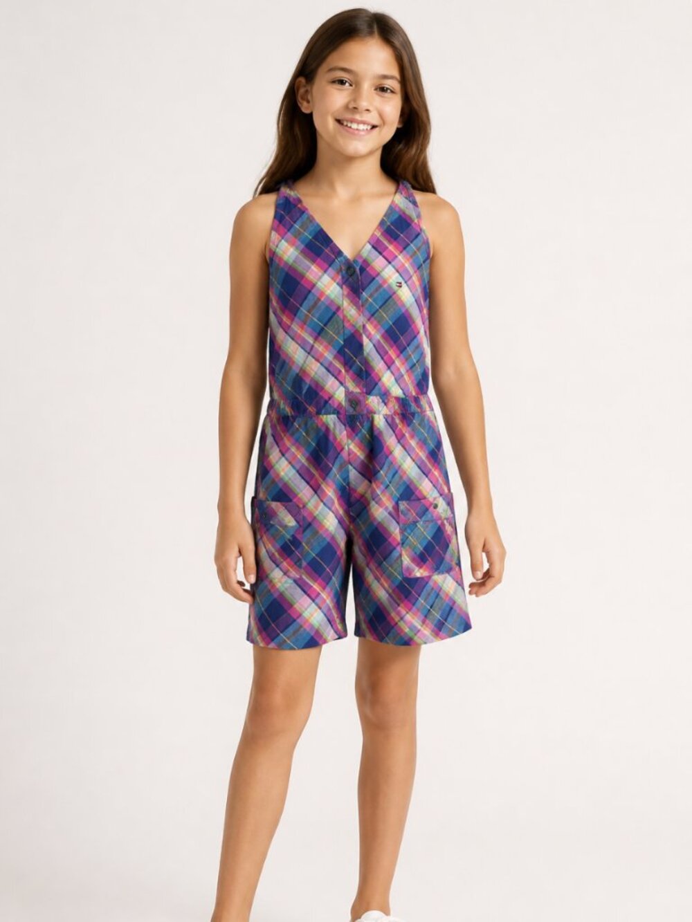 Tommy Hilfiger colorful plaid cotton summer dress